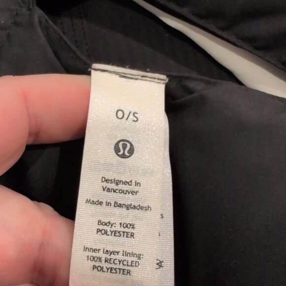NWOT Lululemon Wunder Puff Scarf Black - Picture 6 of 7
